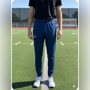 Under Armour men’s Navy blue Athletic Pants. Size M